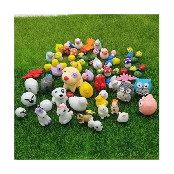 EMiEN Juego de 74 piezas de mini animales en miniatura_1