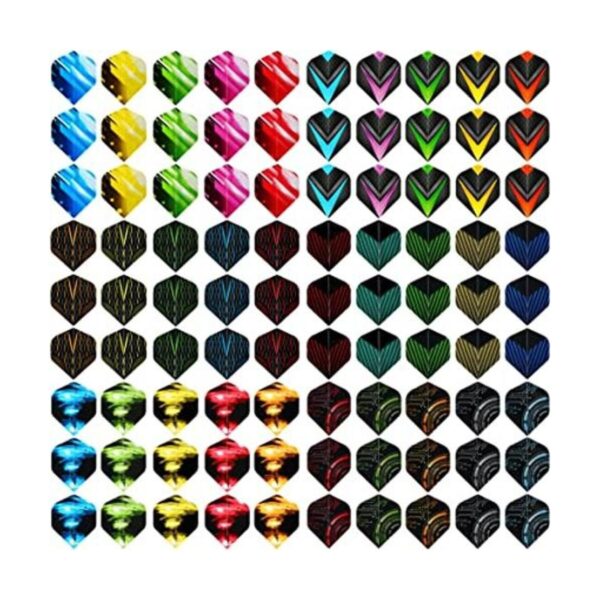 centaur 90Pcs Dart Flights with Flight Protectors 30 Sets_1