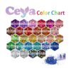 Ceya Juego de purpurina gruesa holográfica de 28 colores_3