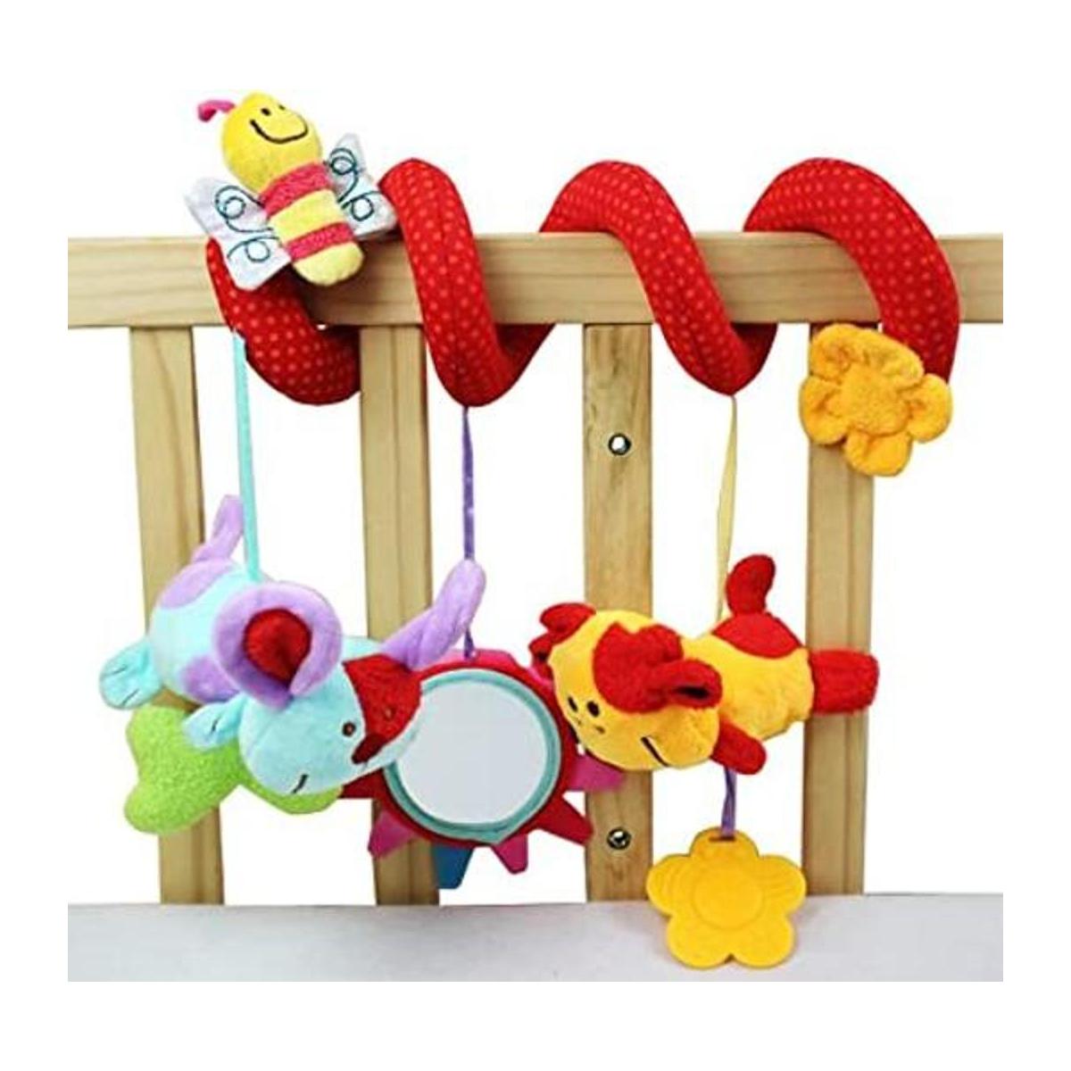 Chanys Juguetes de asiento de coche y cuna en espiral para