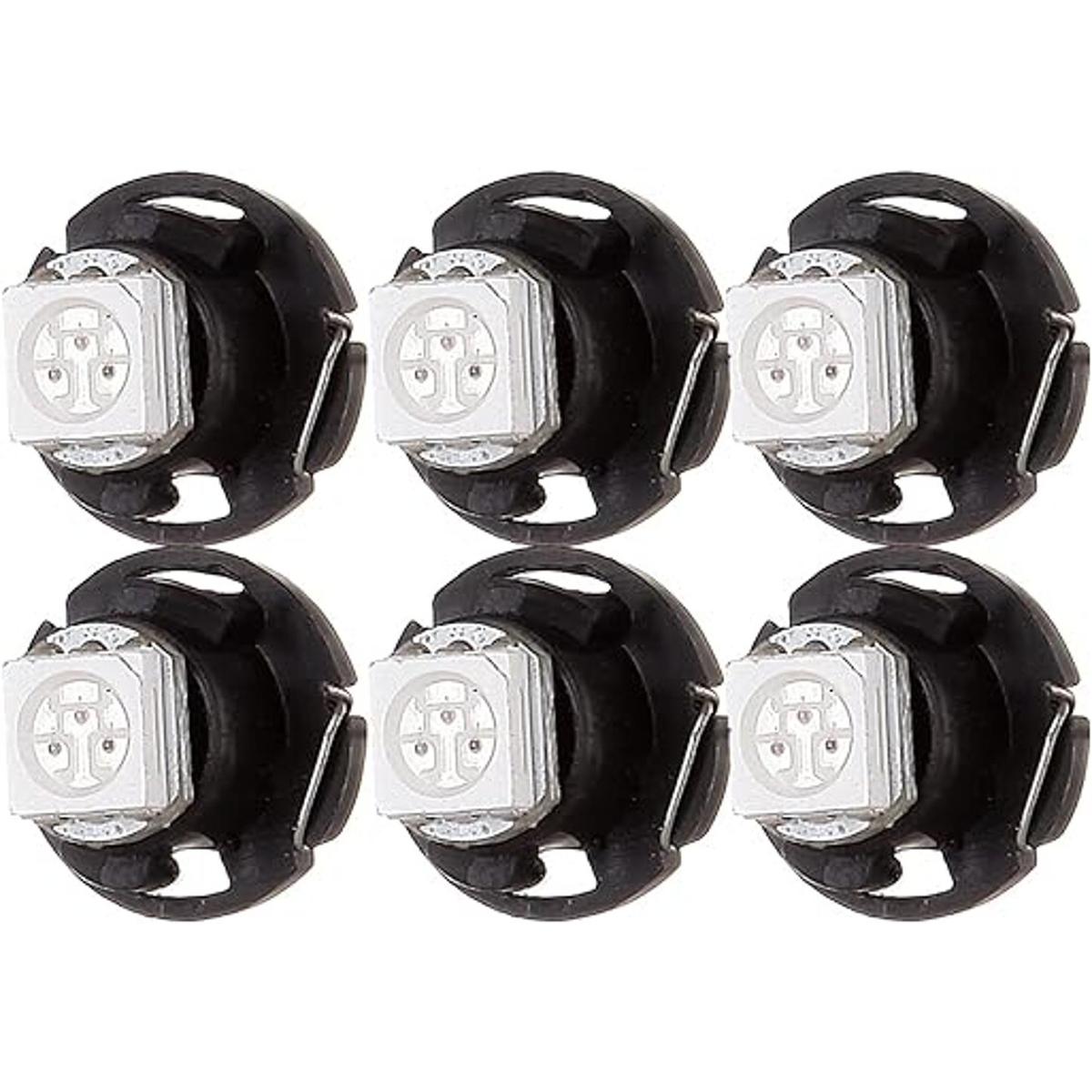 cciyu Paquete de 6 luces LED T4.7 Neo Wedge 5050 de