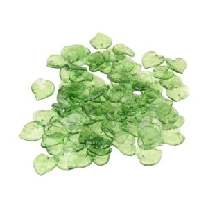 CcHuDE 200 colgantes de hoja de acrílico verde_1