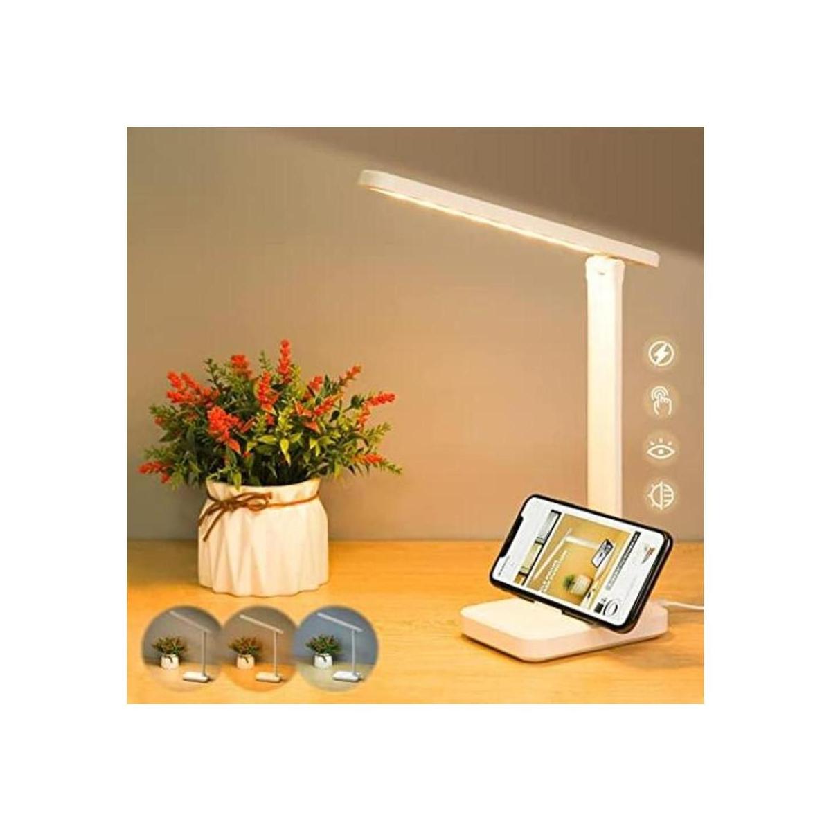 Lámpara LED de escritorio con control táctil lámpara de