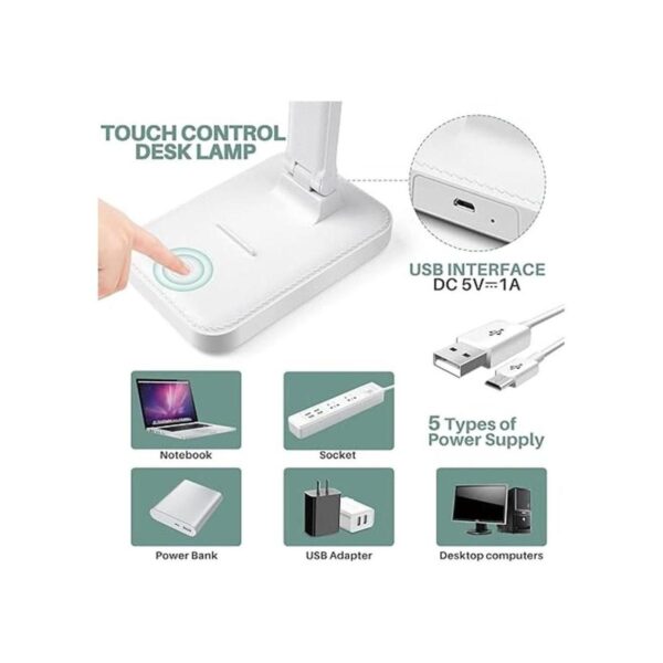 Lámpara LED de escritorio con control táctil lámpara de_2