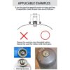 CAMPINGMOON Adaptador de estufa de gas propano para
