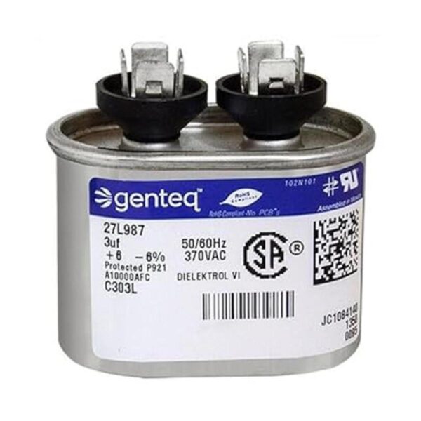 2 unidades de repuesto para GE Genteq 3 uF MFD x 370_2