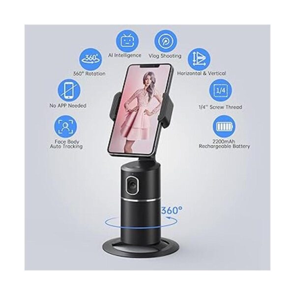 Trípode de seguimiento facial automático no requiere
