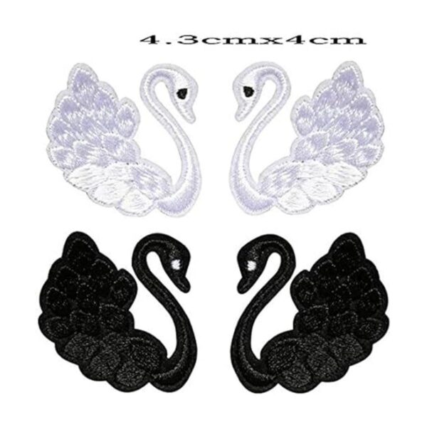 4 parches de pasta de tela de cisne para coser o planchar_2