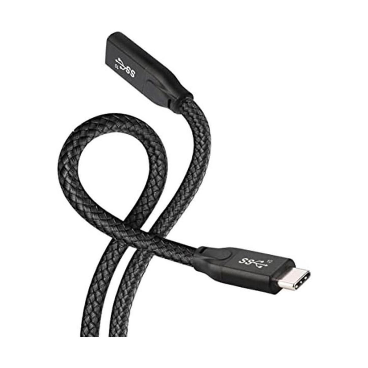 Cablecc USBC USB 3.1 TipoC macho a hembra Cable de datos