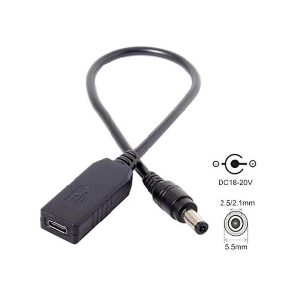 Cablecc USB 3.1 tipo C USBC a CC 20V 5.5 0.098 in y 0.083_4