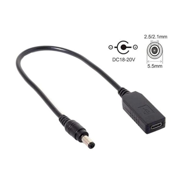 Cablecc USB 3.1 tipo C USBC a CC 20V 5.5 0.098 in y 0.083_3