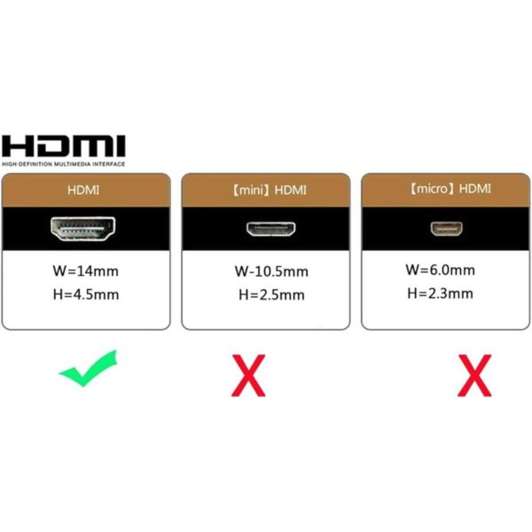 Cablecc CYFPV FPV HDMI macho a ángulo superior 90D HDMI_5
