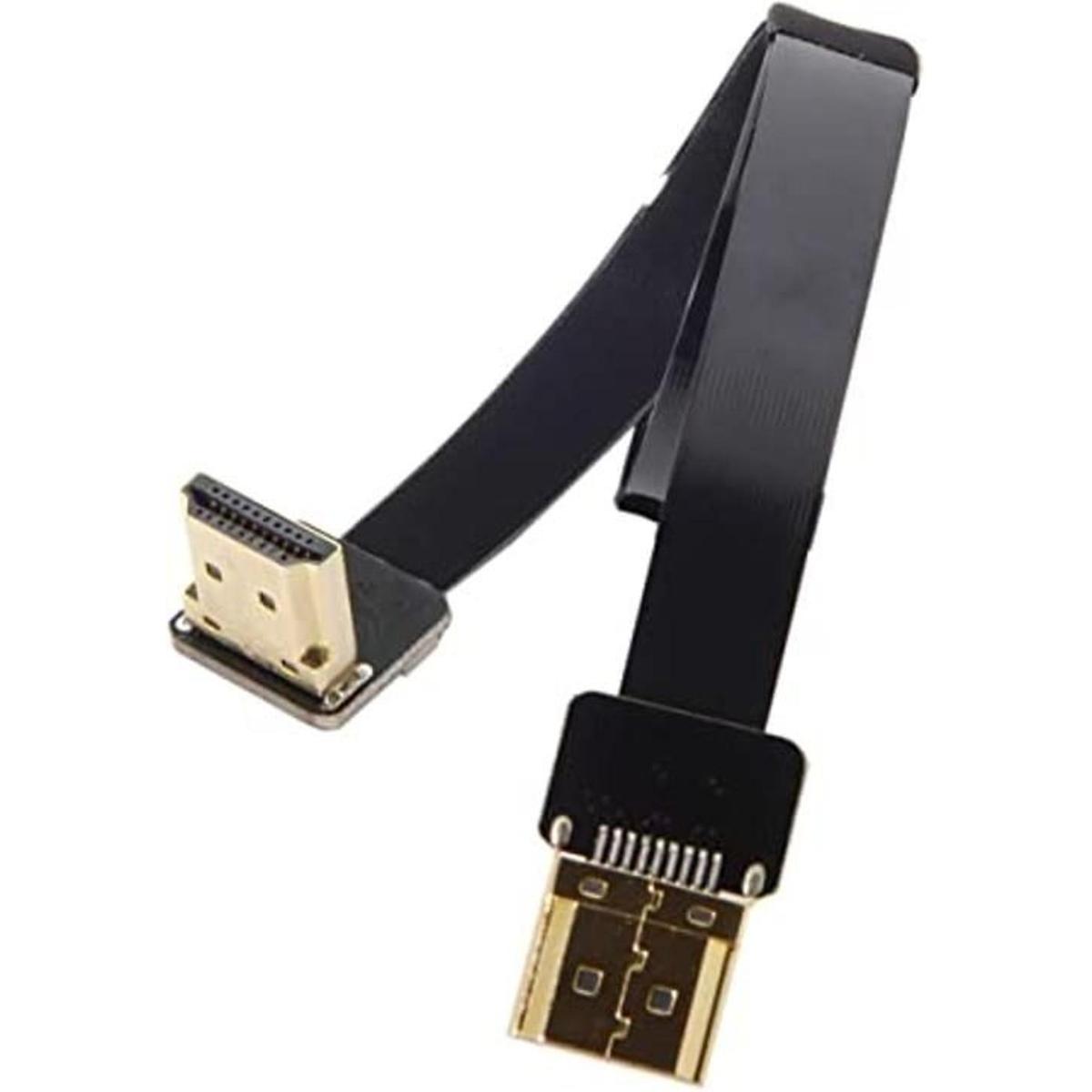 Cablecc CYFPV FPV HDMI macho a ángulo superior 90D HDMI
