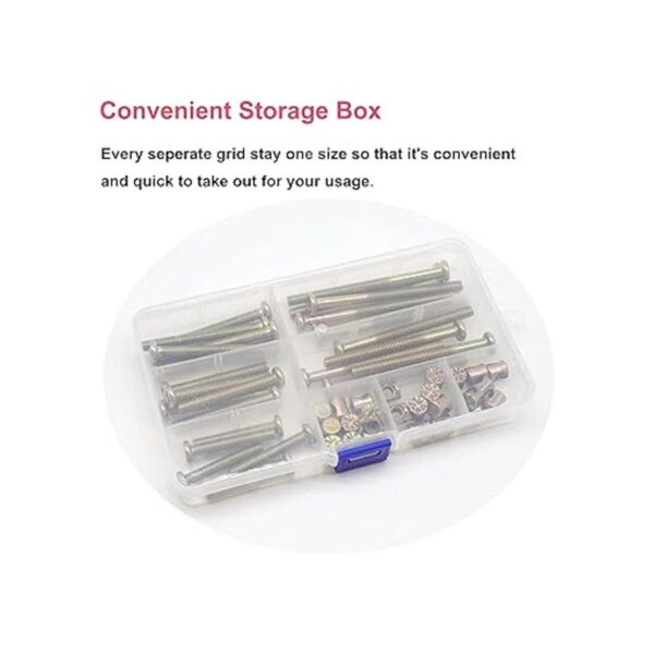 CSeao Kit de repuesto de tornillos para cuna de bebé