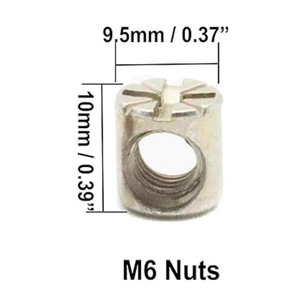 CSeao Kit de repuesto de tornillos para cuna de bebé