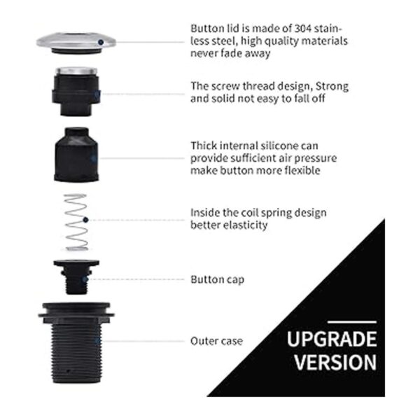 Garbage Disposal Air Switch Kit for SinkTop Waste Disposal