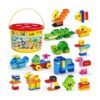 Bloques de construcción grandes 135 piezas para niños_1