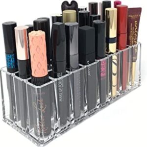 Algary Organizador de maquillaje acrílico con ranuras