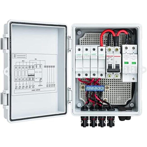 Briidea Caja combinada fotovoltaica 4 cuerdas con
