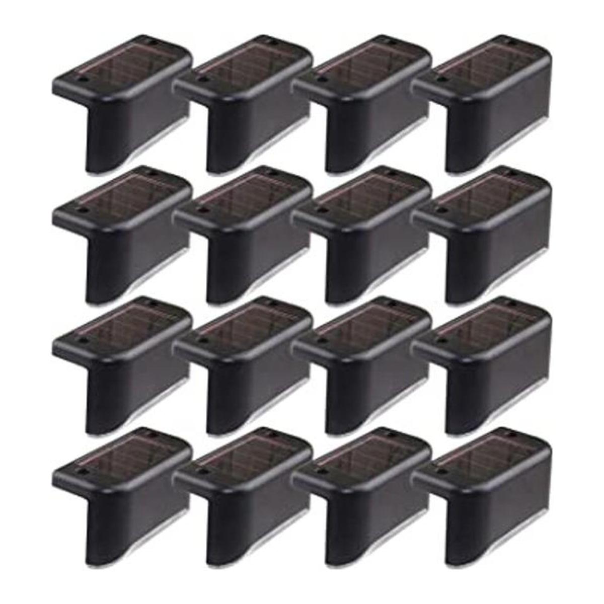 Luces solares para cubierta 16 luces LED impermeables