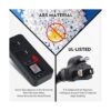 Briidea Monitor de uso de electricidad probador de
