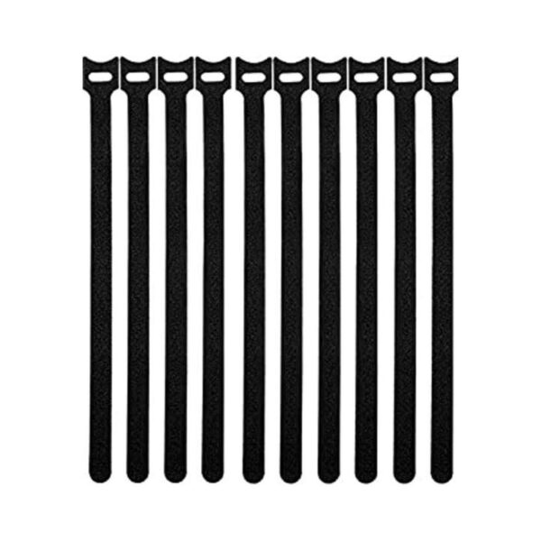 50 bridas reutilizables para cables paño de microfibra de_1