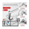 Toallero para toallas de acero inoxidable 304 de 20 a 30_5