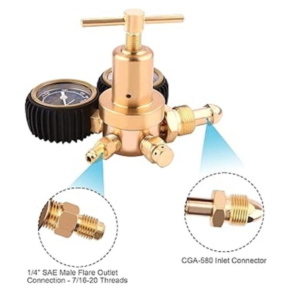 Regulador de nitrógeno calibre de nitrógeno IMAGE con
