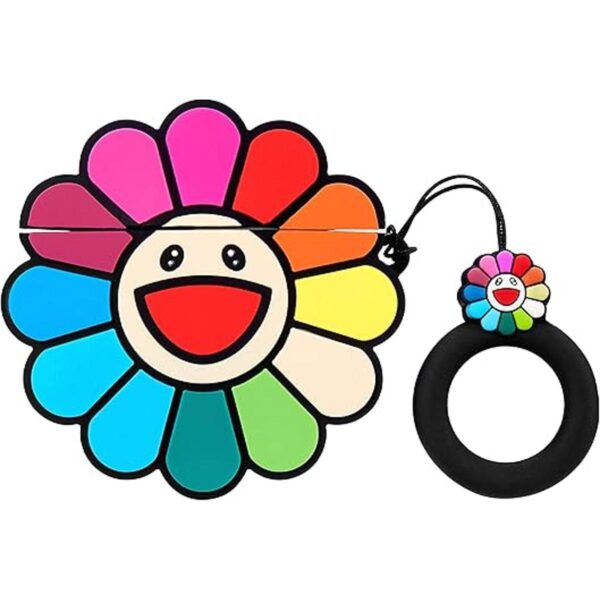 Besoar Funda con diseño de flor de sol para Airpod 12_2