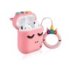 Besoar Funda de unicornio con diseño de flores para Airpod_2