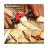 boeray 2 unidades de radios ajustables con base plana 6_6