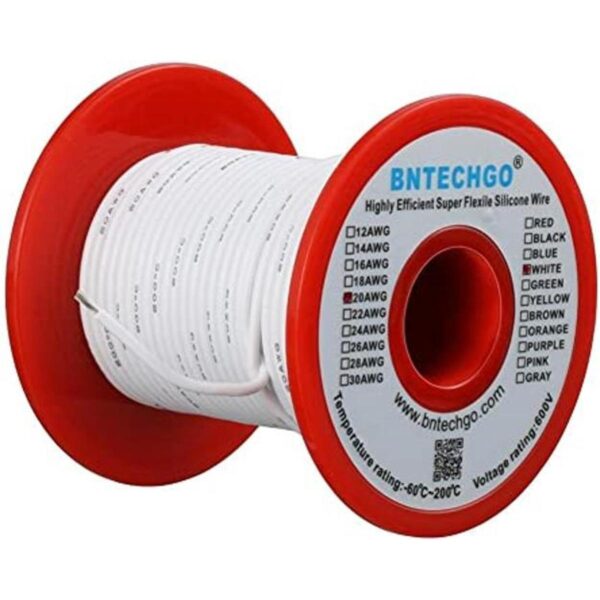 Bntechgo 20 alambres de silicona suave y flexible