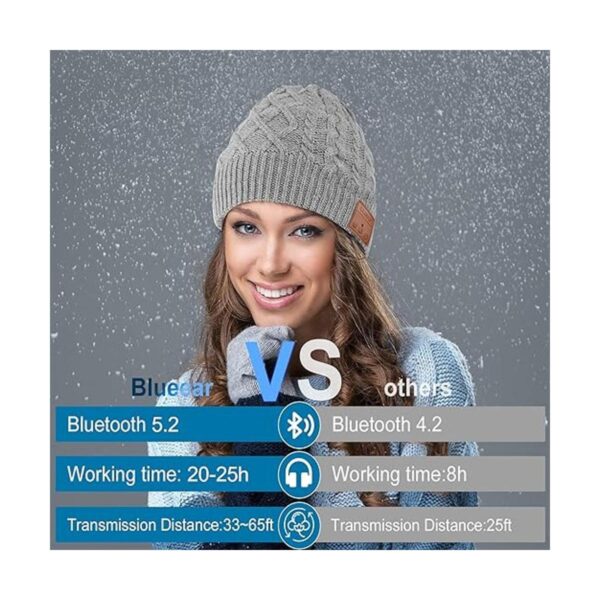 blueear Gorro Bluetooth Bluetooth Bluetooth 5.2_3
