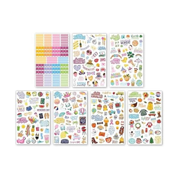 bloom daily planners Paquete económico de calcomanías para_4
