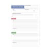 bloom daily planner s Bloc de notas de reunión de doble_1