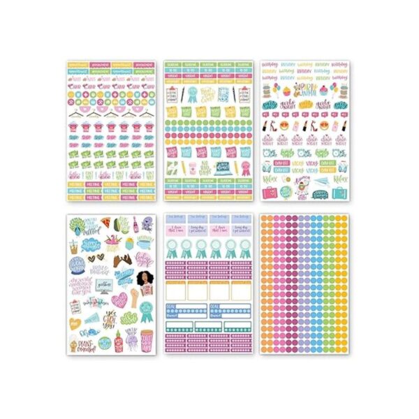 bloom daily planners Paquete económico de calcomanías para_3