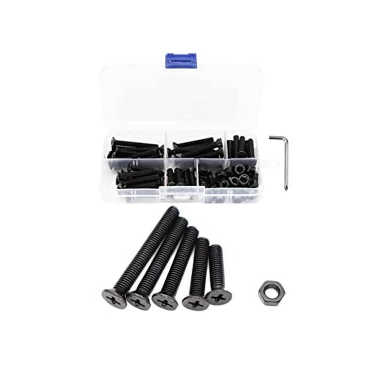 binifiMux Kit surtido de 100 tornillos de máquina