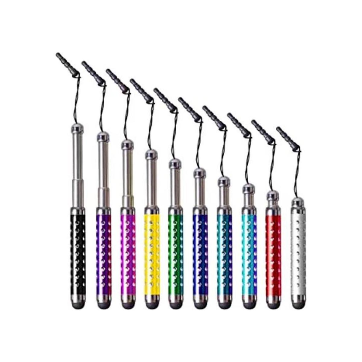 IC ICLOVER 10 bolígrafos retráctiles brillantes para