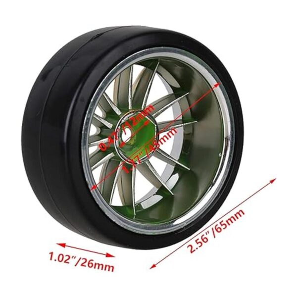 Mxfans RC110 Llantas de rueda lisas 4 unidades RC110