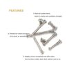 binifiMux 100 piezas M6x15mm 0.984 in 1.378 in 1.772_4