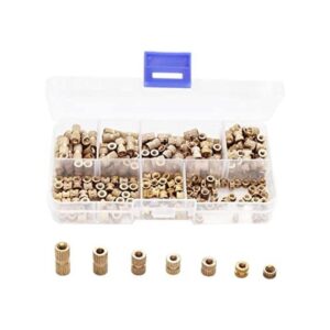 BinifiMux 300 piezas M3 insertos roscados moleteados