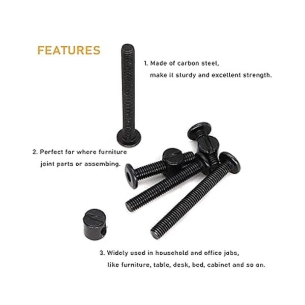 BinifiMux Kit de repuesto de tornillos de cuna para bebé_4