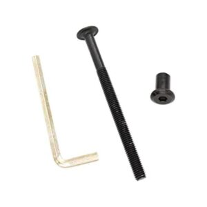 binifiMux Paquete de 10 tornillos de tapa de barril negros_1