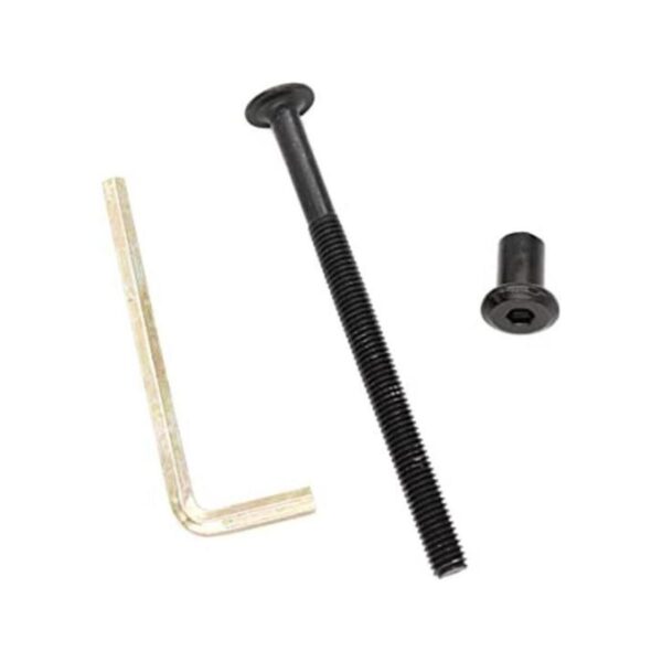 binifiMux Paquete de 10 tornillos de tapa de barril negros_1