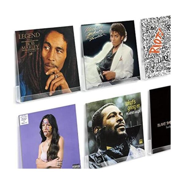 bigantss Paquete de 6 estantes flotantes de vinilo