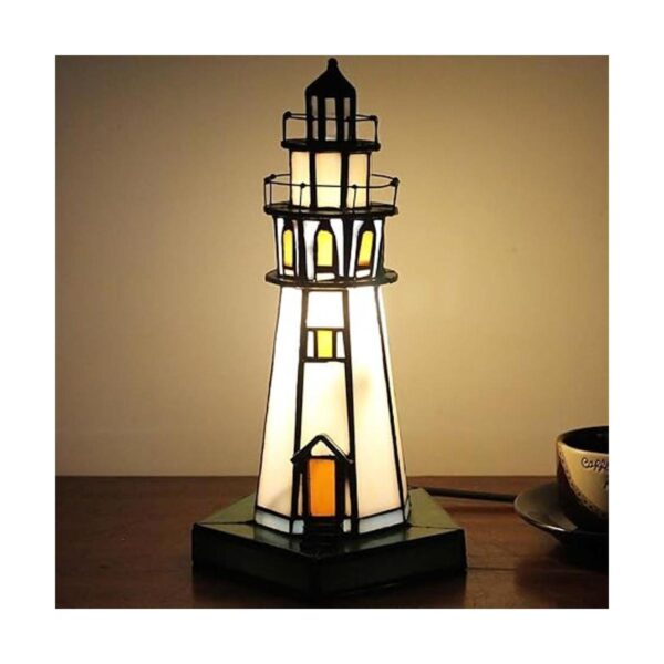 Bieye L10221 Lighthouse Lámpara de mesa con acento de_3