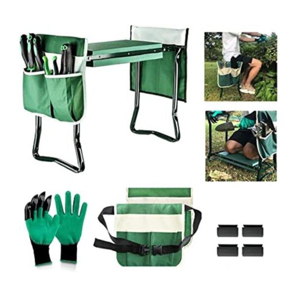 Banco plegable de jardín y asiento de jardín resistente_1