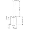 Soporte para escobilla de inodoro color negro soporte de_6