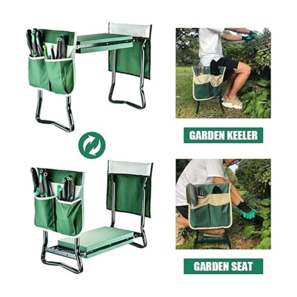 Banco plegable de jardín y asiento de jardín resistente_2
