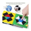 beiens Juguetes de libros para bebés libros en blanco y_5